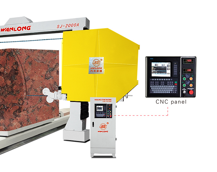 Numerical Control Wire Saw Stone Machinery for Marble CNC Panel