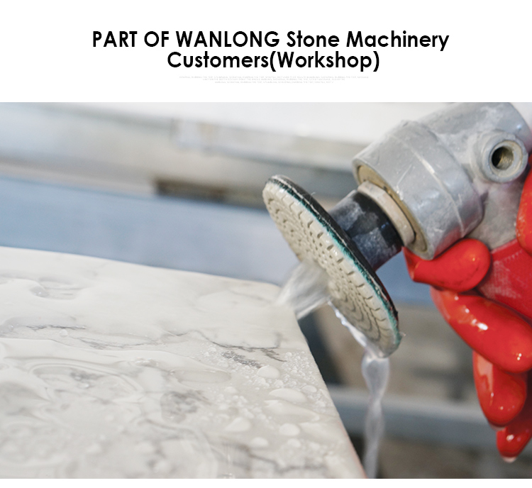 Polishing Pad Abrasive for Stone Edge Polishing Tools PART OF WANLONG Stone Machinery